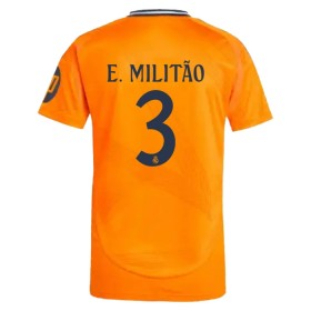 Nogometni Dres Real Madrid E. Militao 3 Gostujući 2024-25